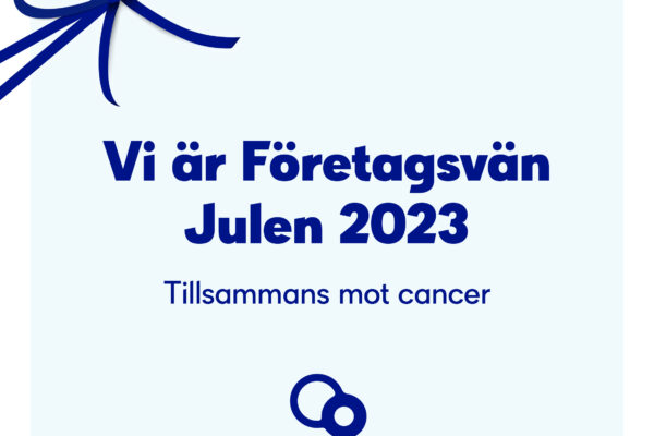 Innovapro stöttar Cancerfonden genom vårt deltagande som Företagsvän julen 2023.