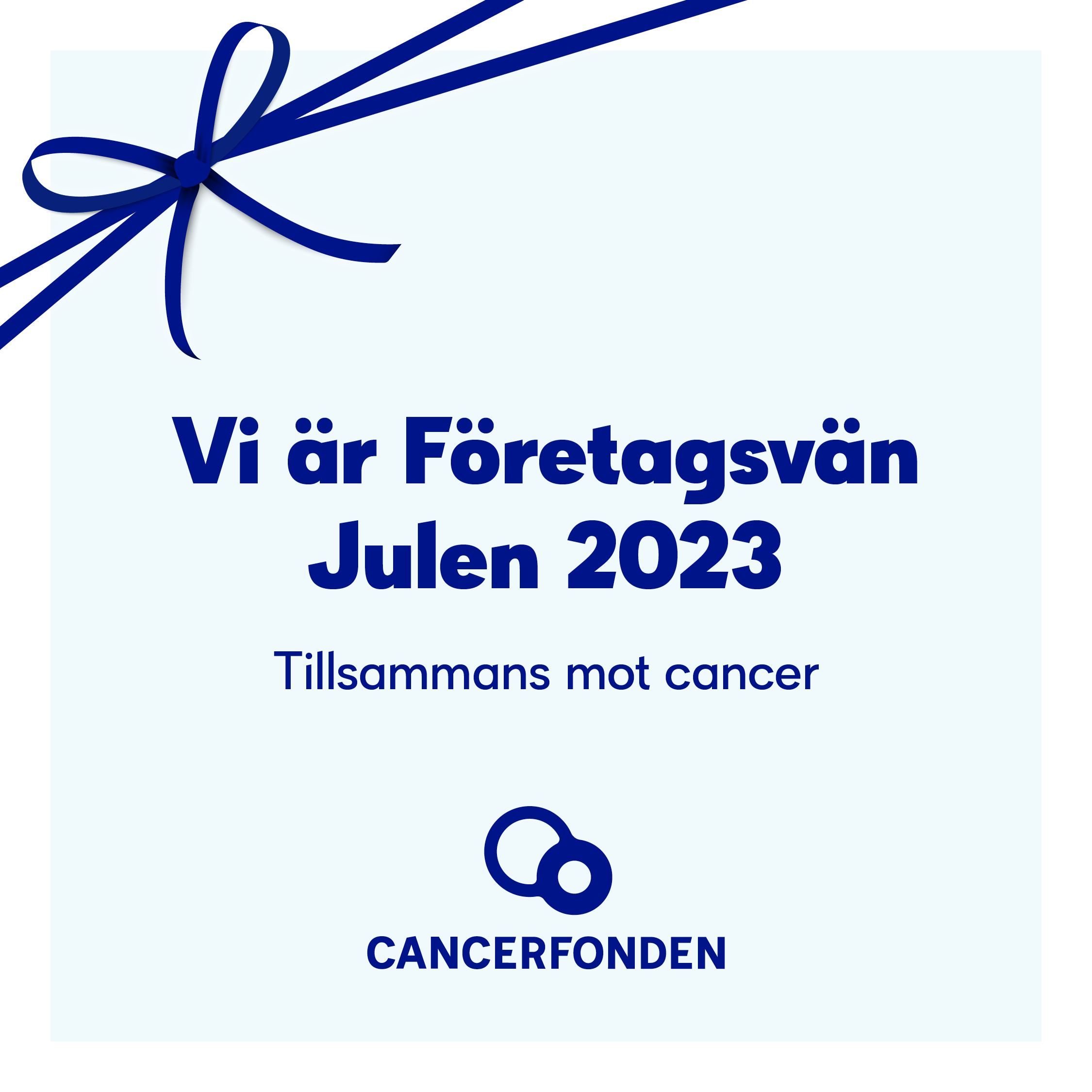 Läs mer om artikeln Innovapro stöttar Cancerfonden genom vårt deltagande som Företagsvän julen 2023.